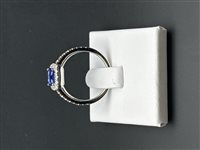 Anello Gioielleria Dossena  Donna in Oro bianco Tanzanite 1.55 Ct ANOR-249-253 - ANOR-249-253